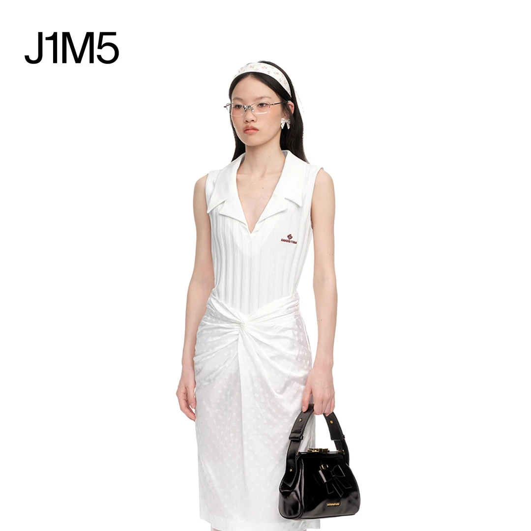 J1M5买手店 SHUSHUTONG 25春夏 条纹针织无袖上衣 设计师品牌