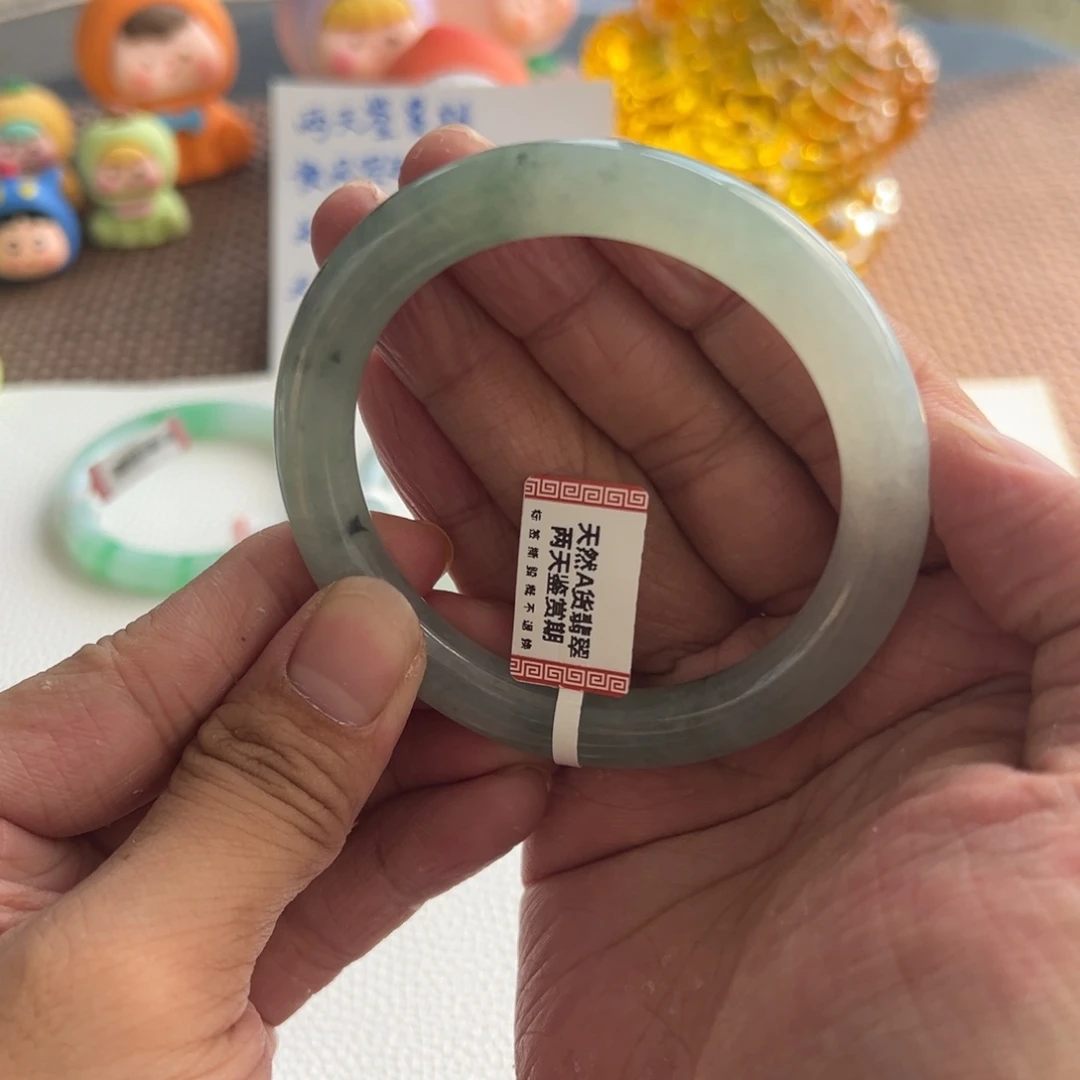 翡翠未镶嵌手镯30号 55.5