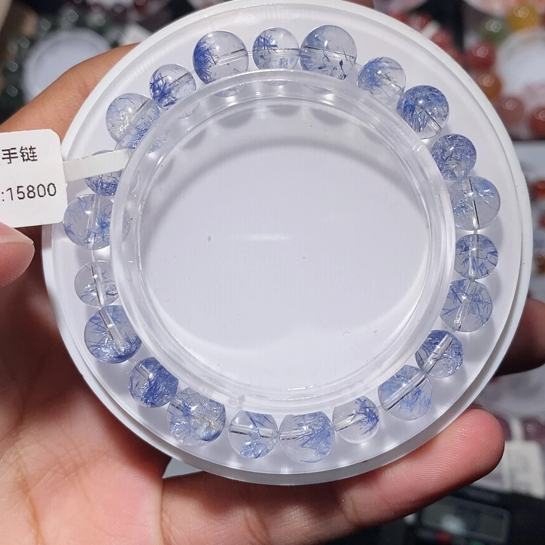 水晶手链未镶嵌蓝线