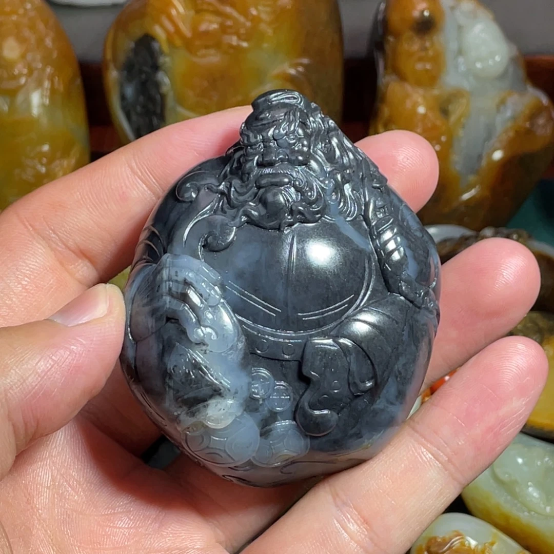 和田玉未镶嵌吊坠(不含链)