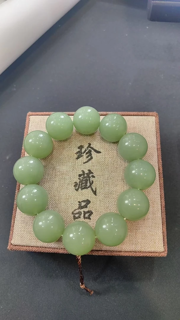 青海湖水绿 2.0 手串