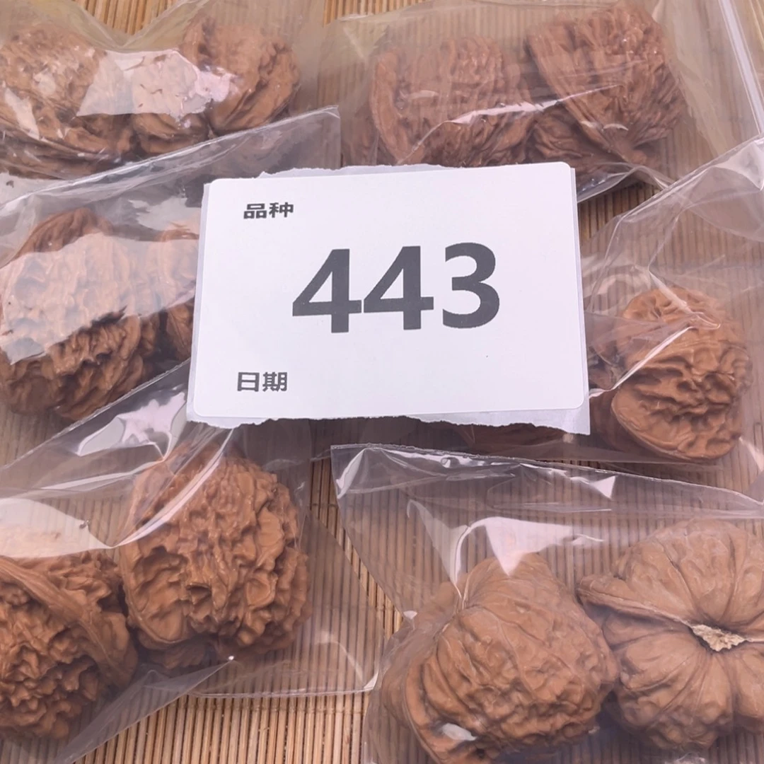 文玩核桃把件443号6对带练手南瓜