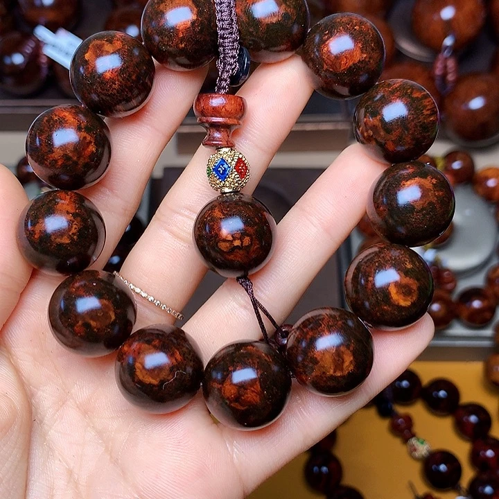 花梨木类手串/手链高*风化土埋料瘤疤老料高货1.8