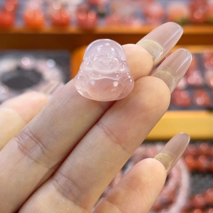 南红玛瑙未镶嵌珠宝半成品佛公