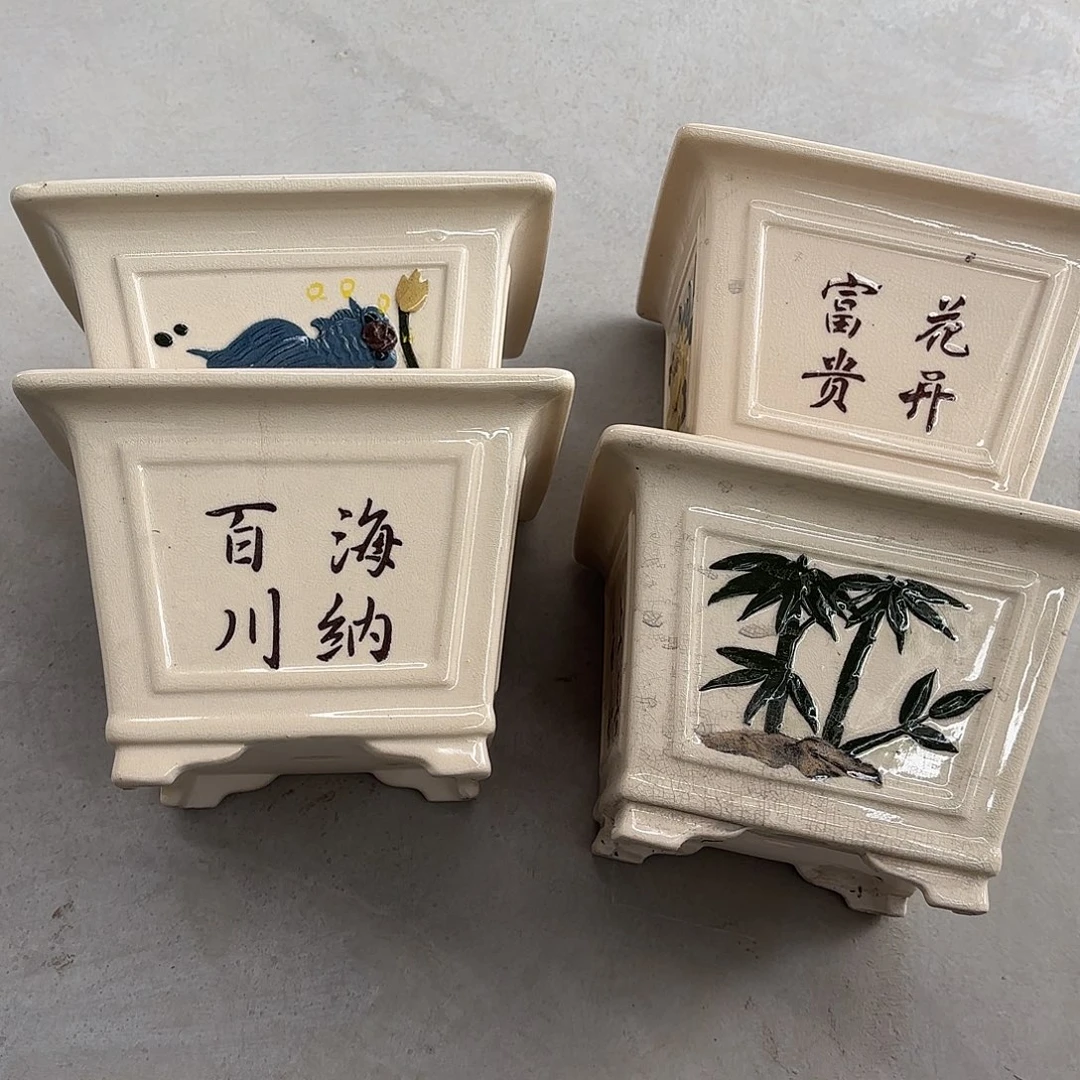 紫砂花盆紫砂工艺品