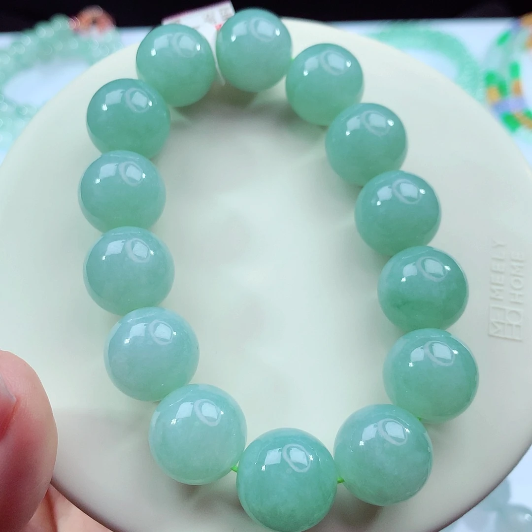 翡翠未镶嵌手链卡15