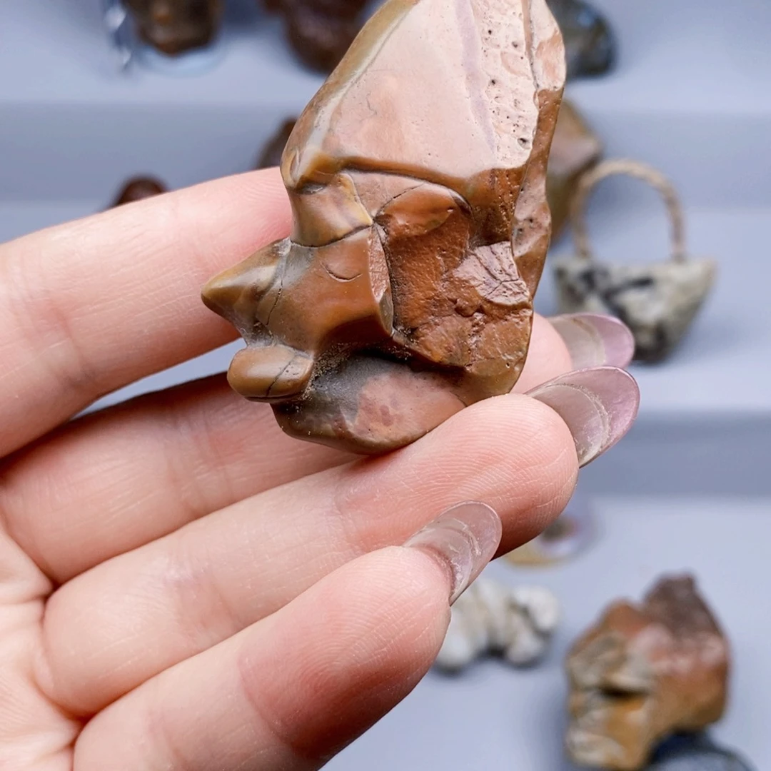 艾***夫石材天然戈壁石摆件