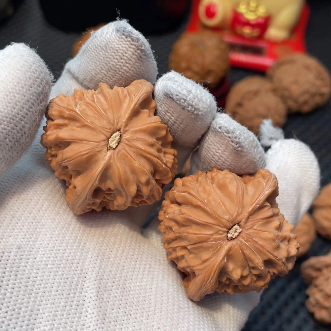 文玩核桃把件辰*磨盘3.5全品