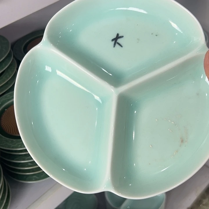 龙泉云间青瓷小米茶器