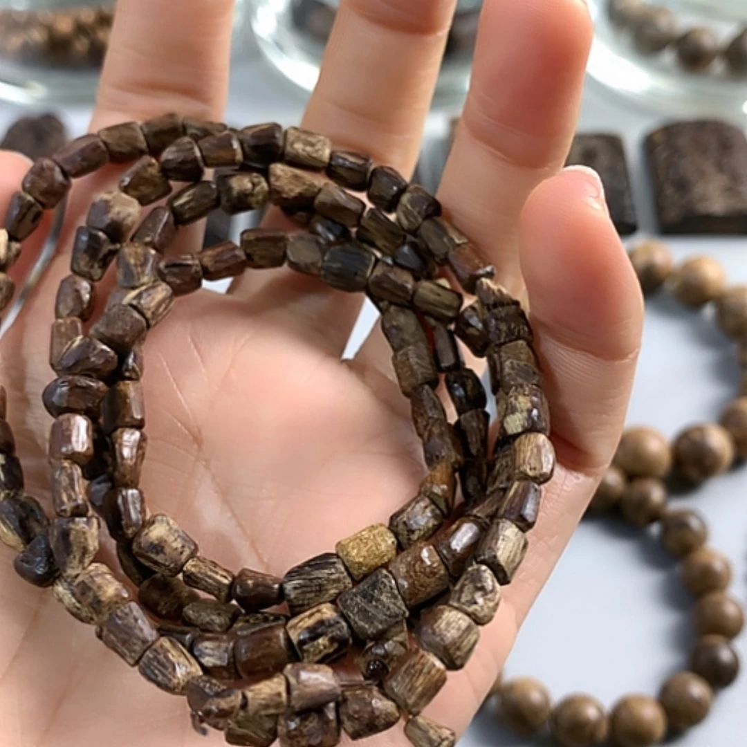 【闪购商品】沉香手串李*任老惠安沉香12.15克多圈沉水