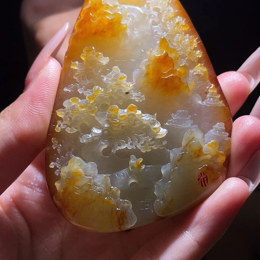 和田玉未镶嵌颈饰D2