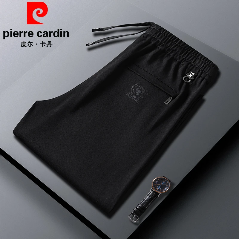 皮尔卡丹2025春秋季新款男裤男士运动裤宽松直筒裤子百搭大码长裤