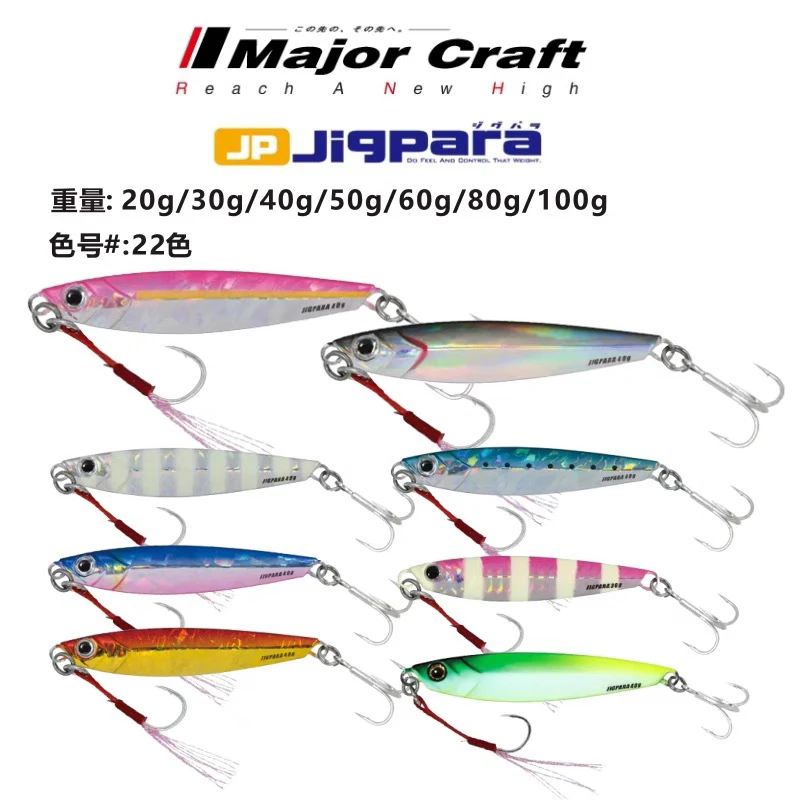 微瑕MajorCraft日本马牌JPS路亚炫彩海钓岸投烟仔马鲛马友铁板