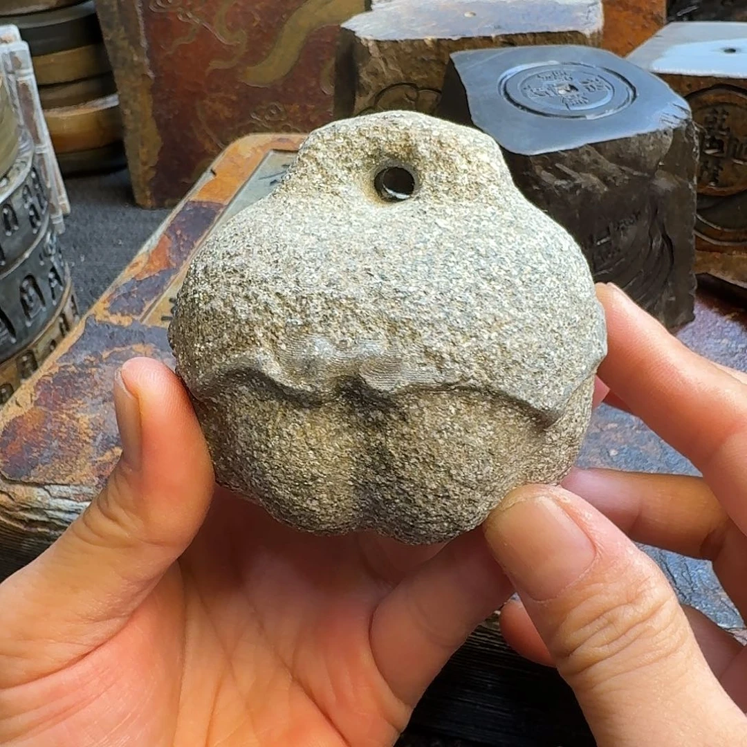茶宠摆件茶周边石头