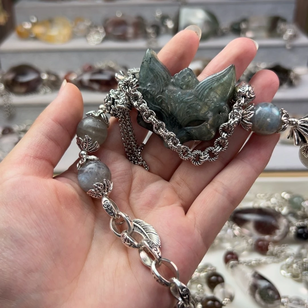 水晶手链合金金****祥手串