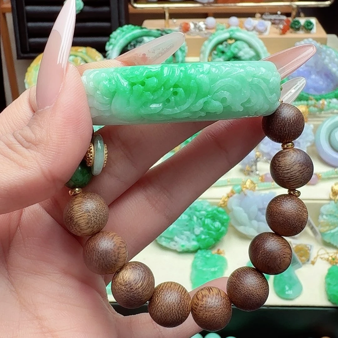 未镶嵌手串翡翠翡翠手串