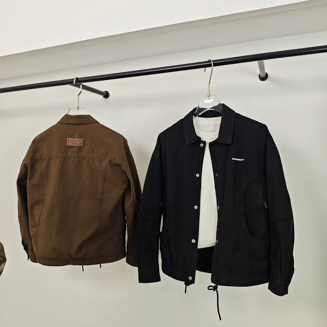 新款春秋潮牌夹克外套设计师版型通勤百搭夹克25005