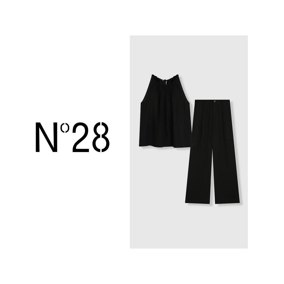 N°28‘南法度假套装’2025夏季新款设计师时尚套装简约宽松舒适套装