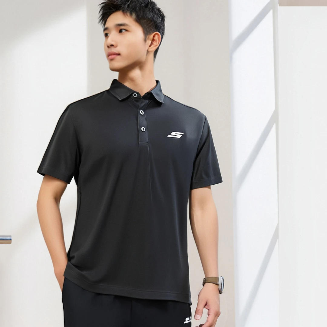 SKECHERS/斯凯奇高尔夫/男女GTALPOLO衫夏季速干透气户外百搭舒适