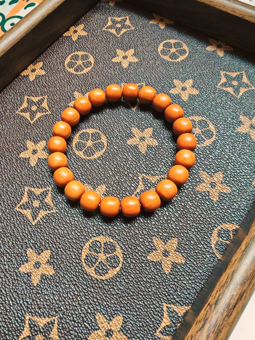 {新人主播福利，每人限购1}原皮原色文玩猴头老型光珠手串9mm