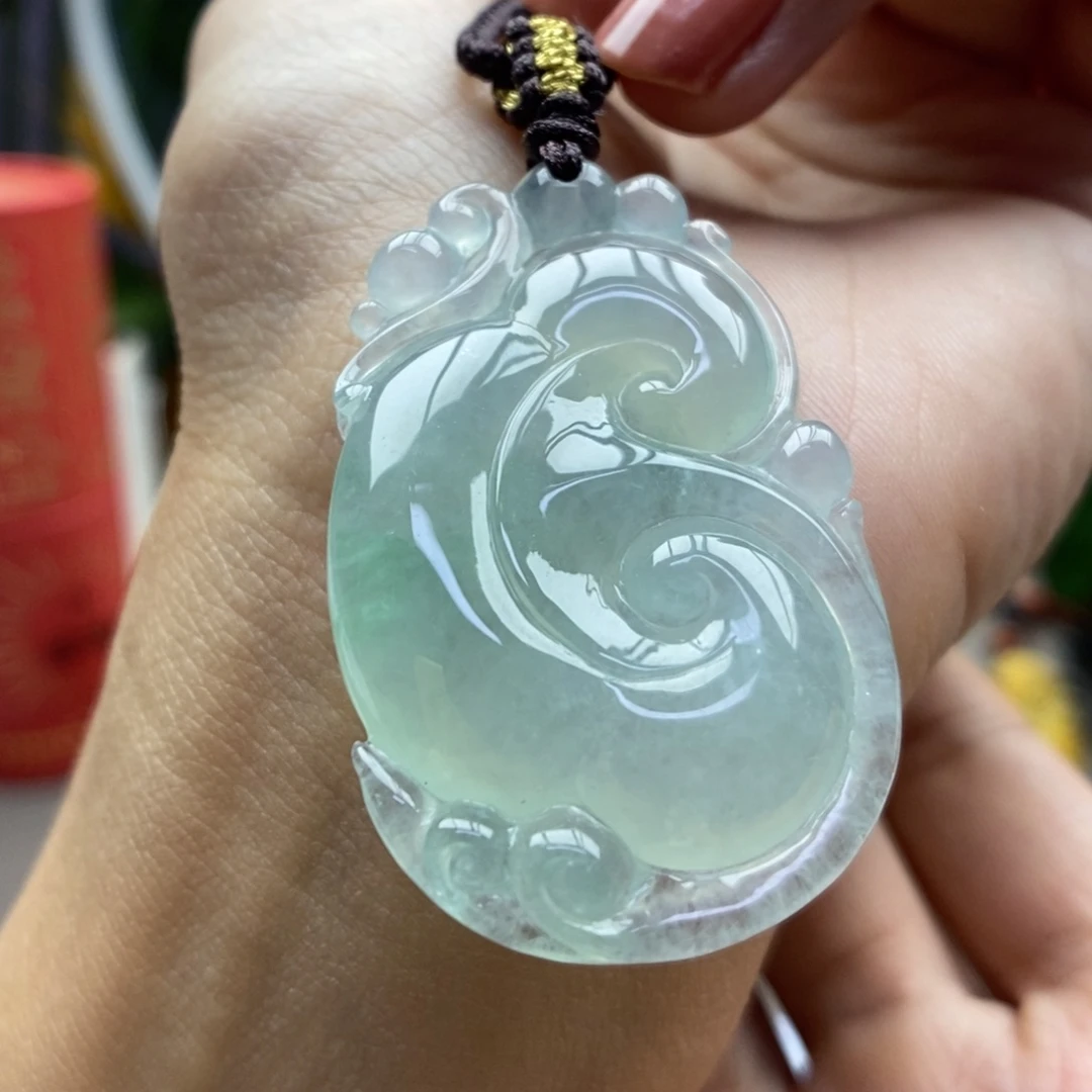 翡翠未镶嵌颈饰吊坠13