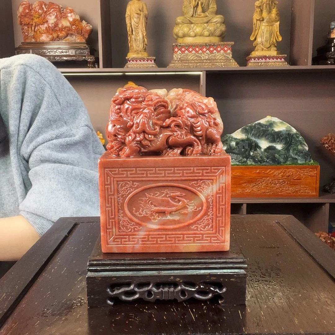 寿山石印石朱**泪。。。。。。。。。。。。。