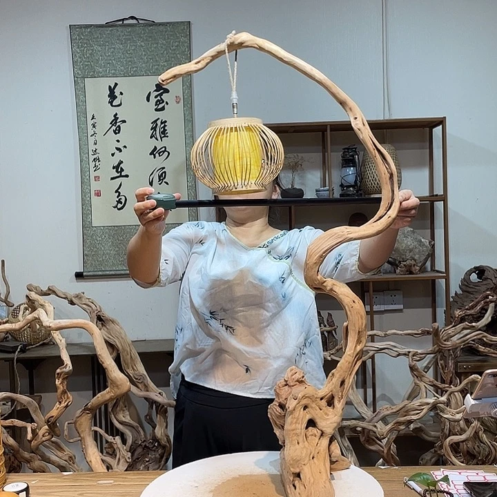 香榧木杜鹃根根艺摆件