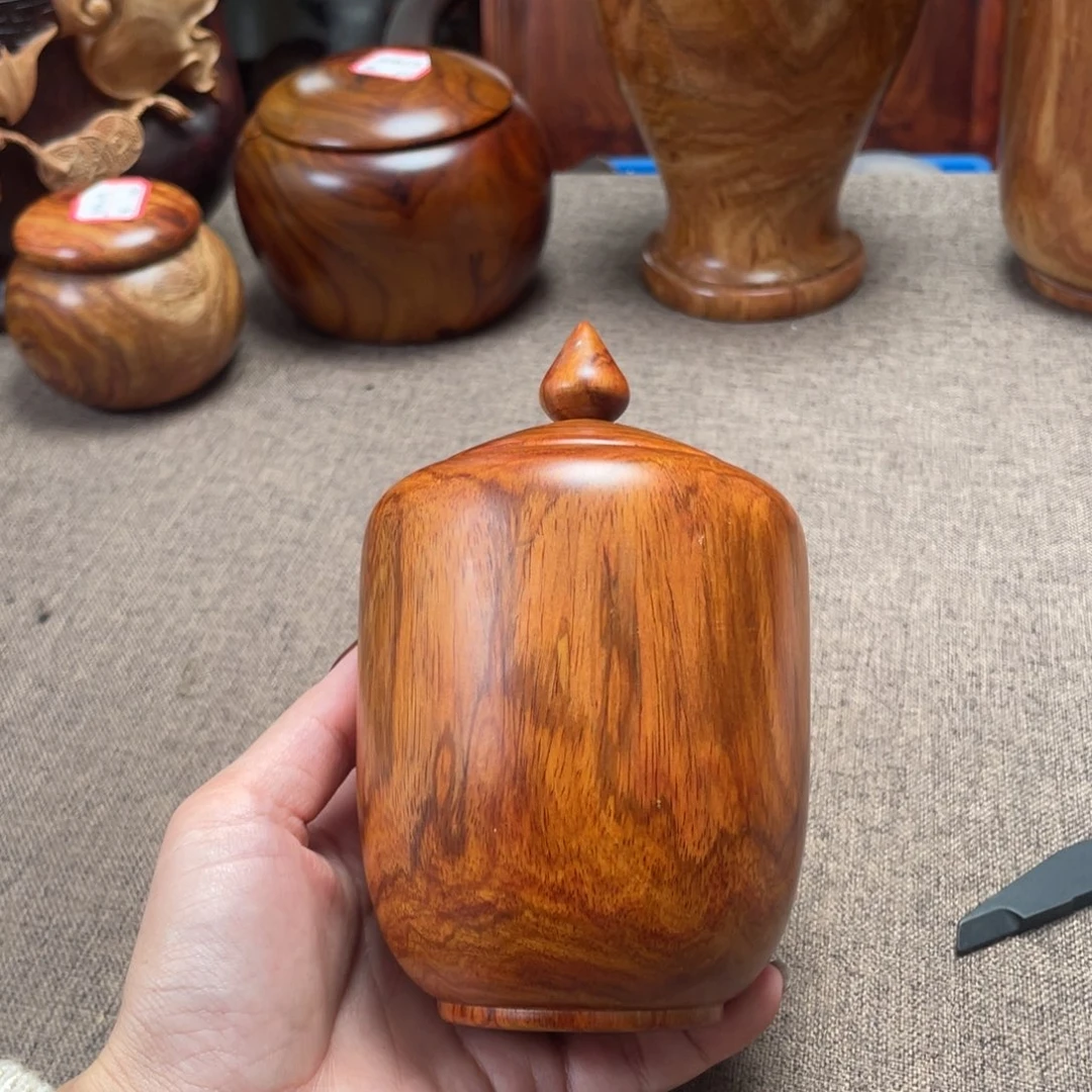 黄花梨/降香黄檀新料罐子