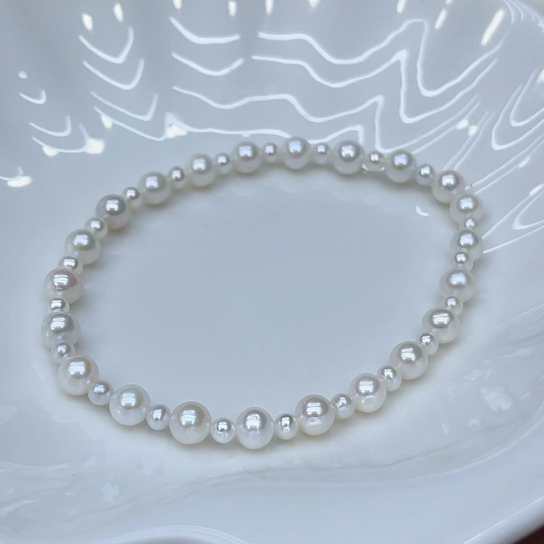 淡水珍珠颈饰银S925镶嵌