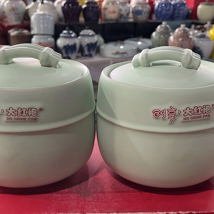 罐陶瓷茶叶罐密封罐家用摆件