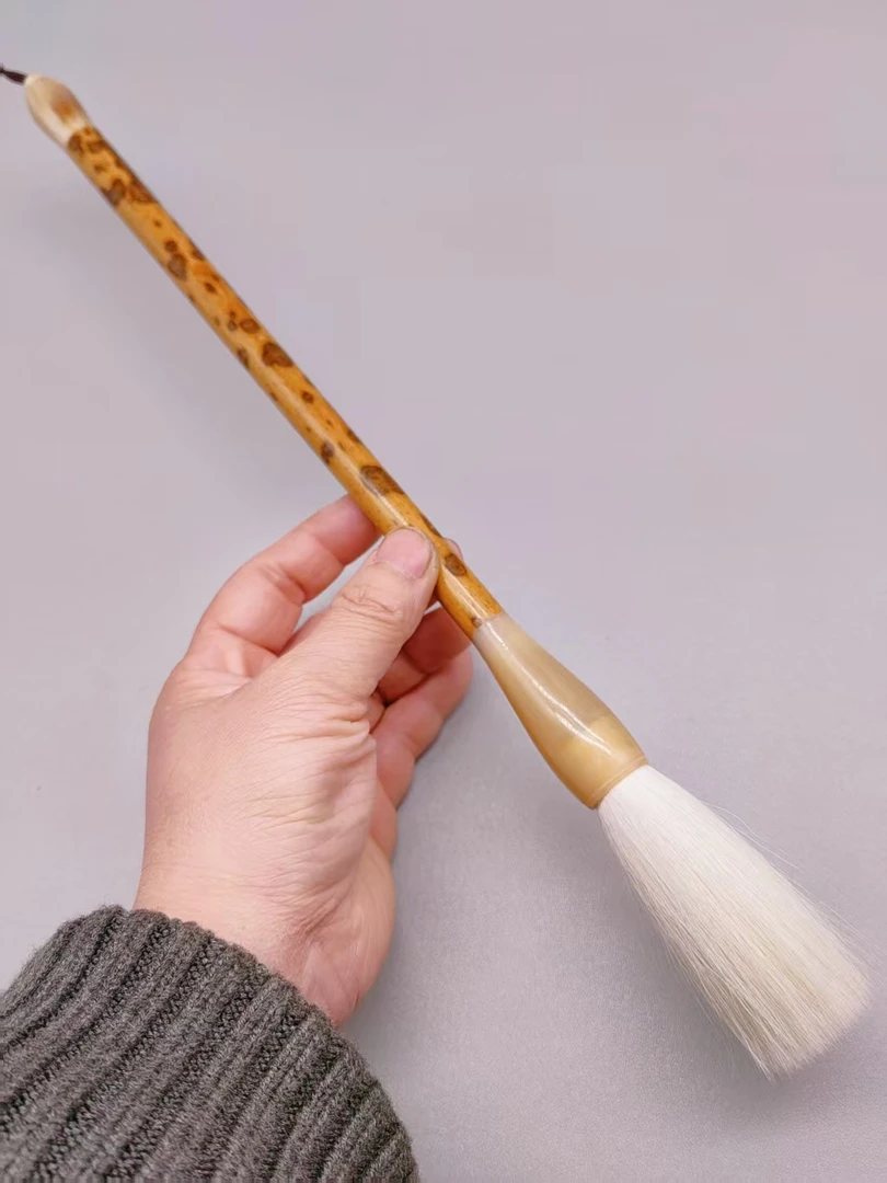 纯羊毫毛笔书法创作行书专用细光峰高品质提斗出峰7