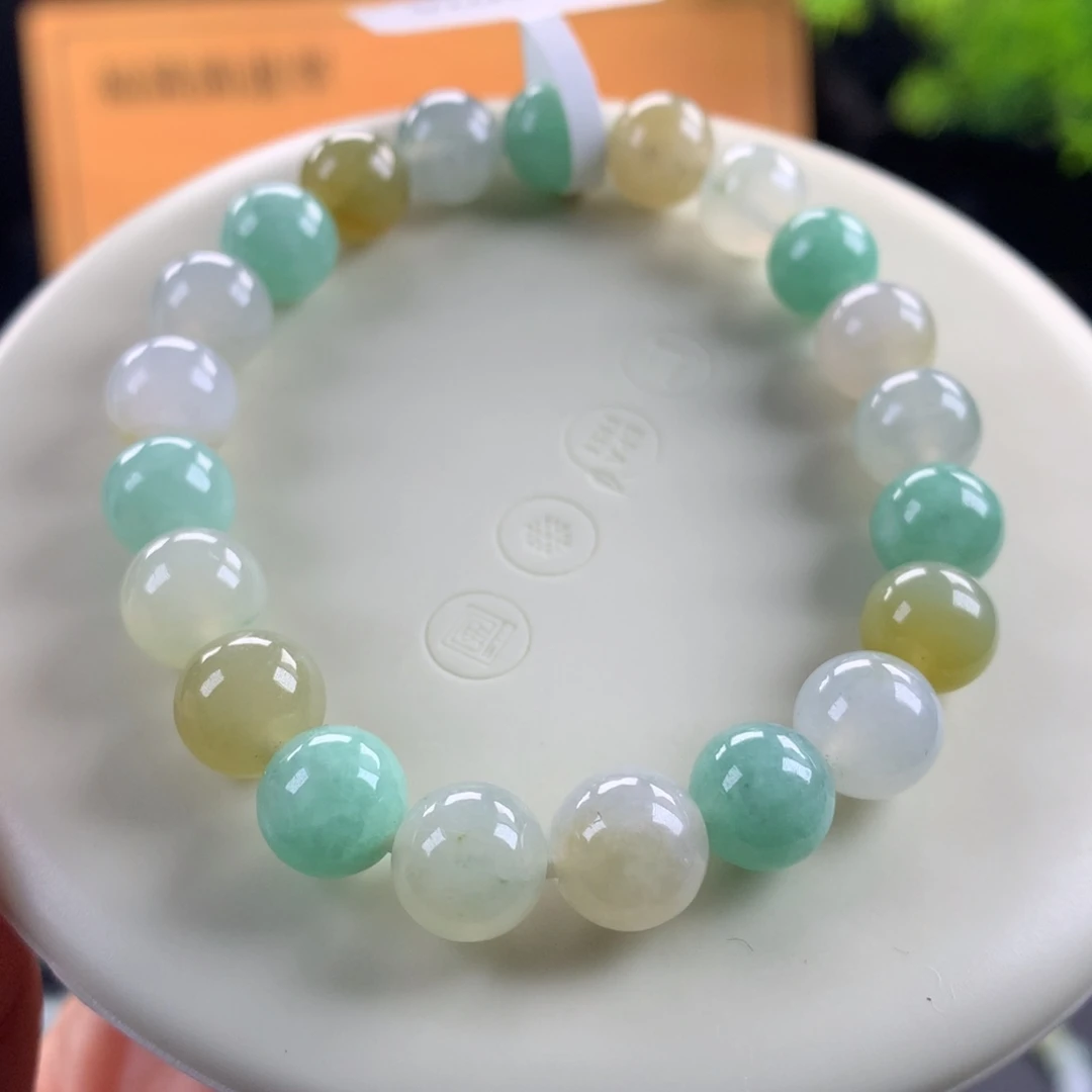 翡翠未镶嵌手链卡9