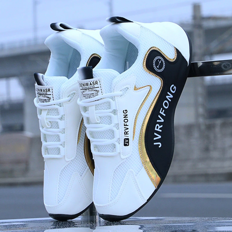 男鞋夏季爆款2025新款跑步鞋网面透气舒适休闲百搭运动鞋男士鞋子