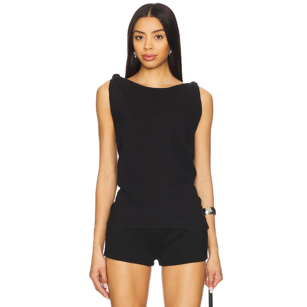 FREE PEOPLE FREE PEOPLE KAYLOR 黑色 背心吊带 revolve专属