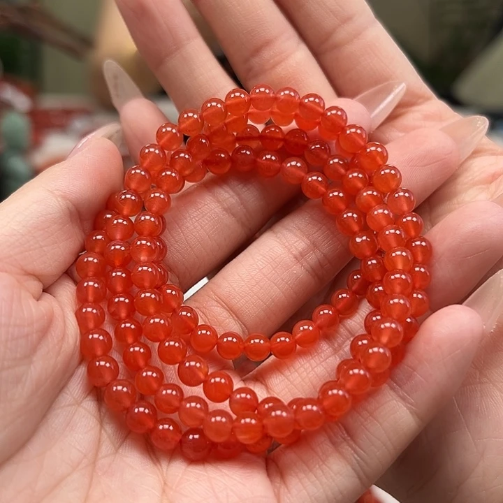 南红玛瑙5mm未镶嵌