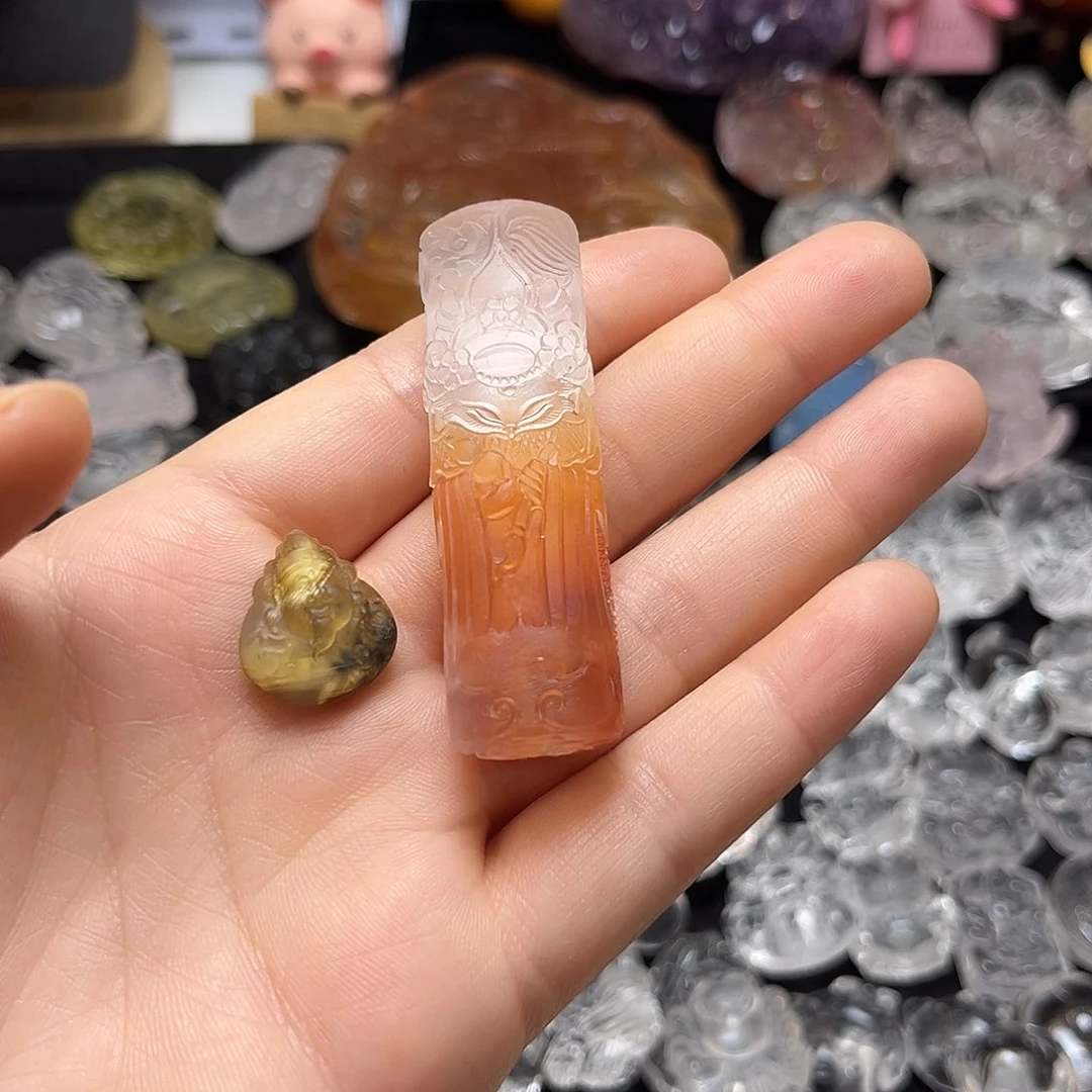 颈饰银S925镶嵌水晶潇****菌两件