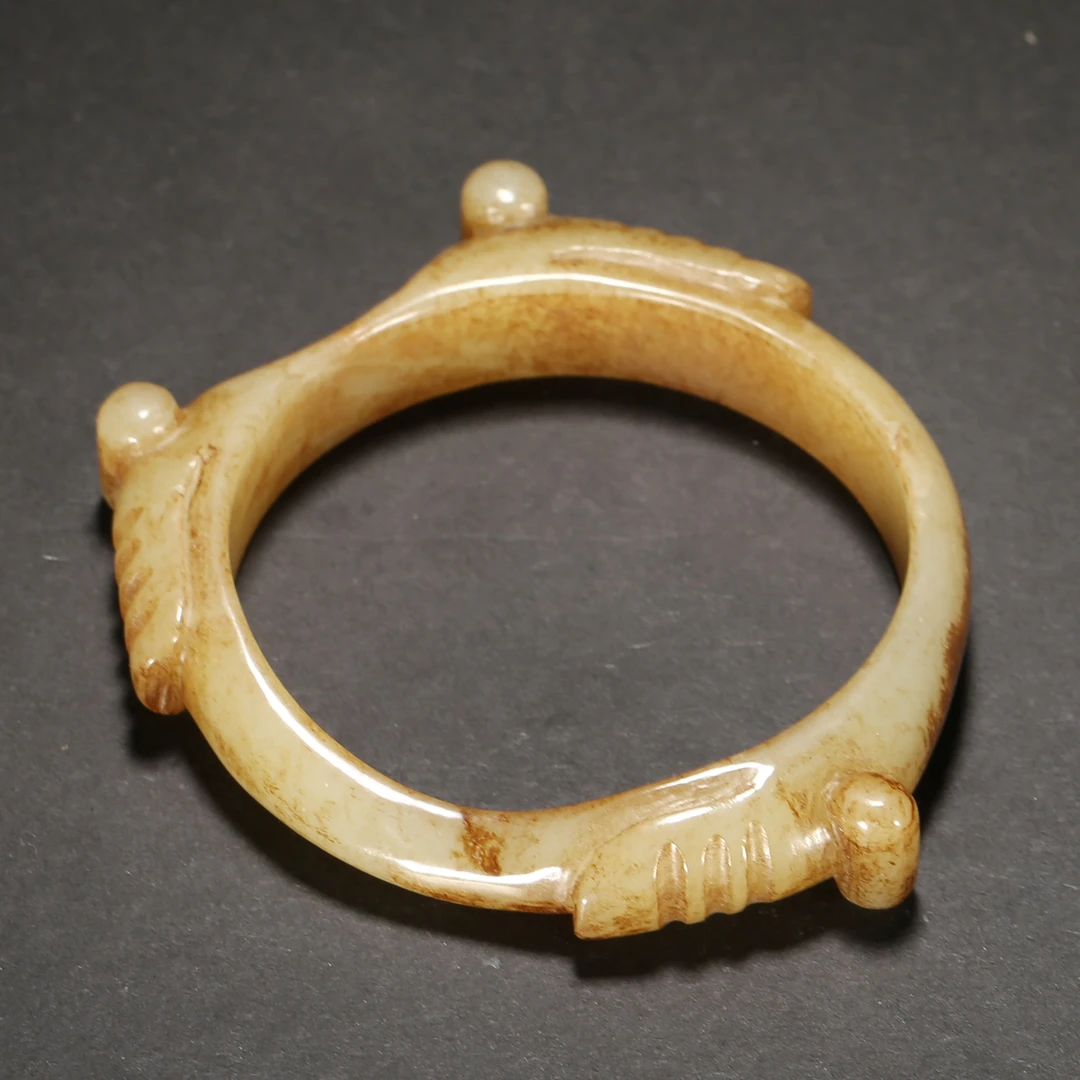 明代*蝉纹玉环/01LZF0367/和田玉【北京文博】