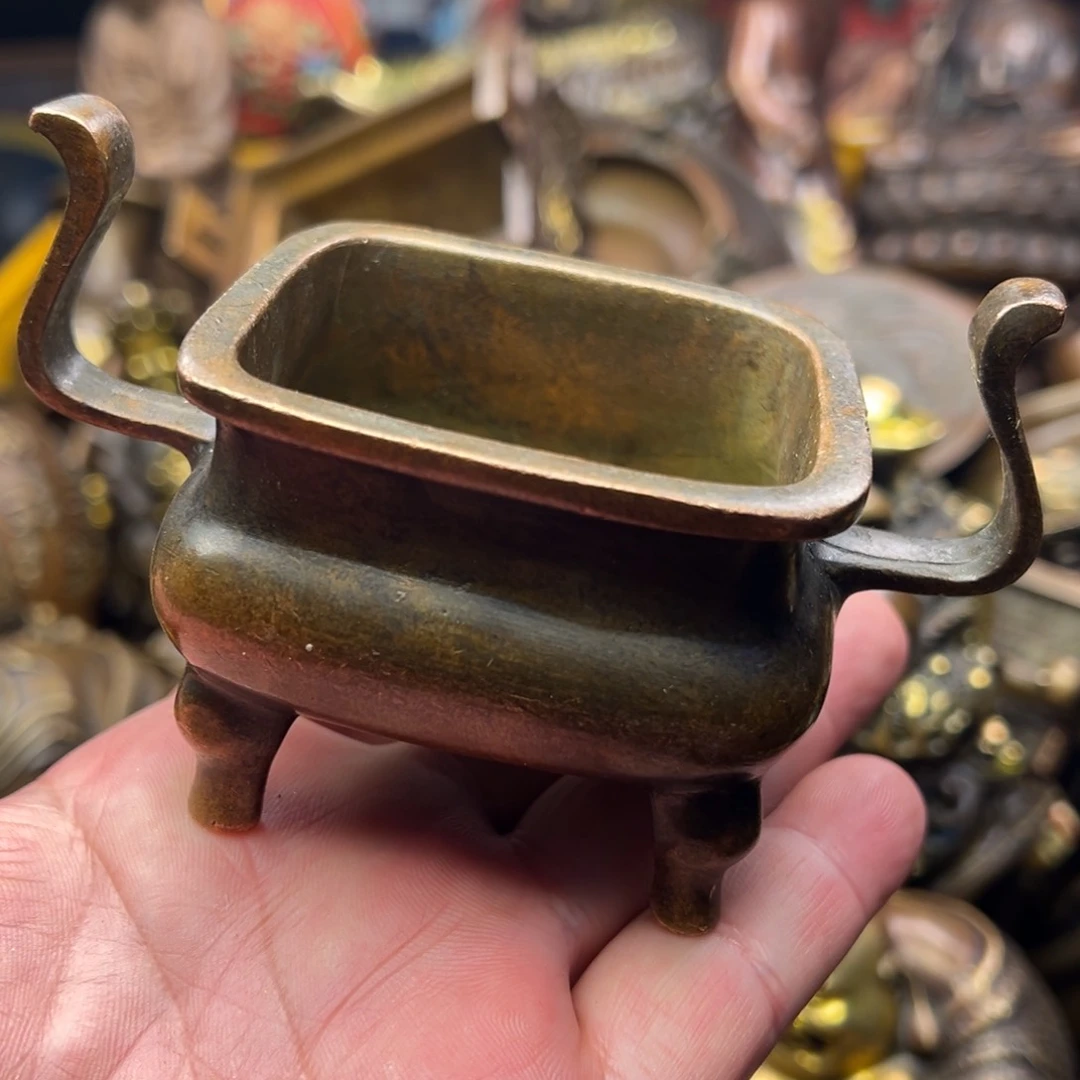 茶壶香炉铜器摆件