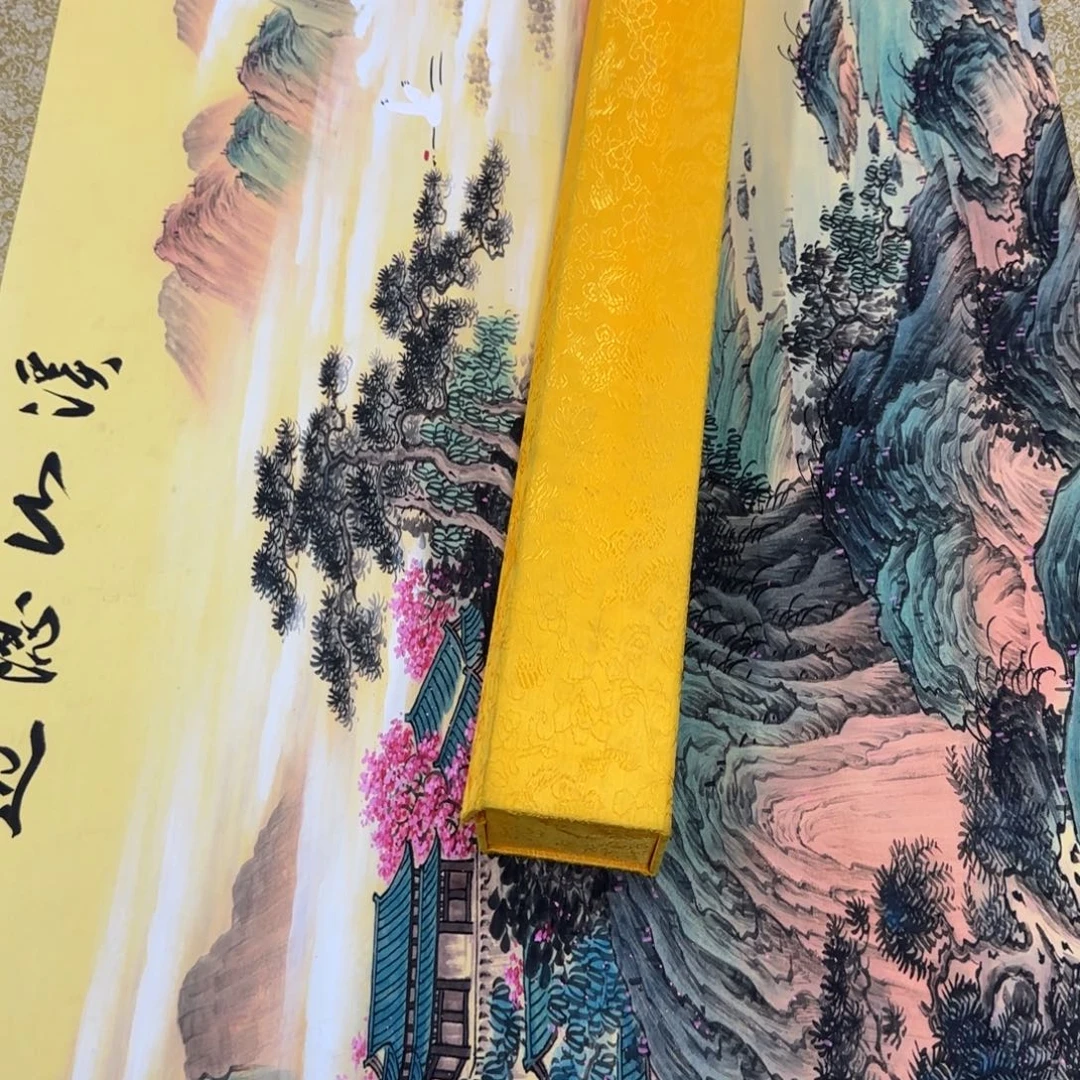 顺***。国画QC原创横山水作品！带证书！限购一单