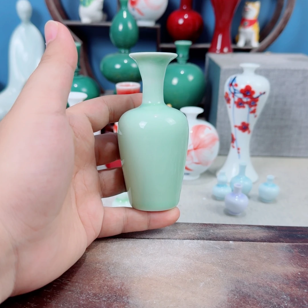 陶瓷手工小花器摆件