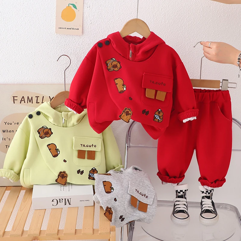 【沫沫家】男女童卫衣套装春季新款宽松韩版宝宝春秋中小童两件套