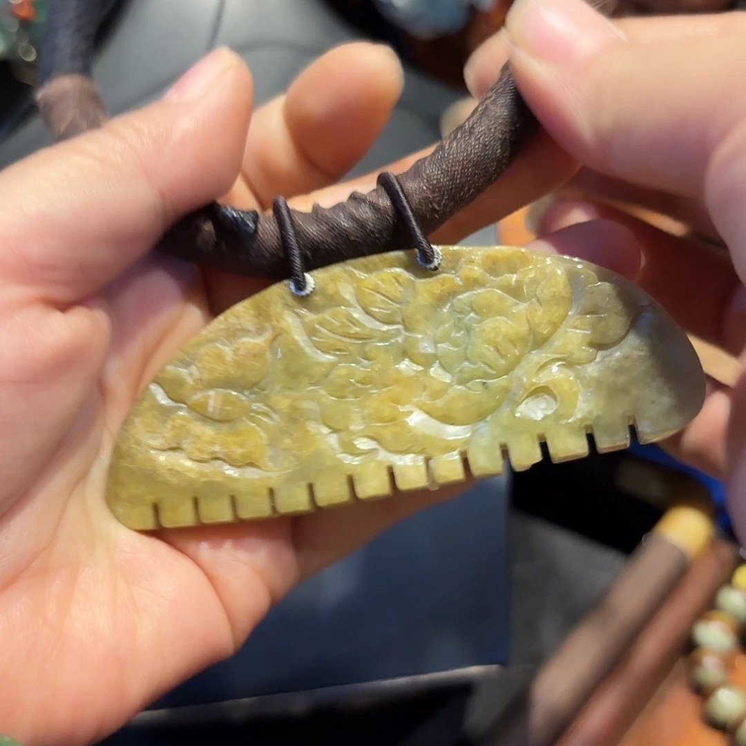 翡翠未镶嵌颈饰原创