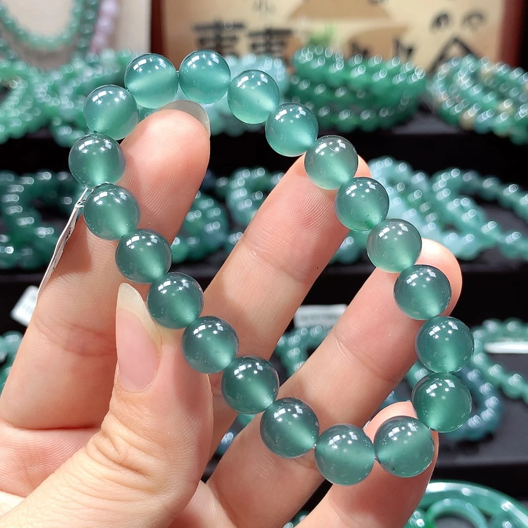 翡翠未镶嵌手链卡9.6