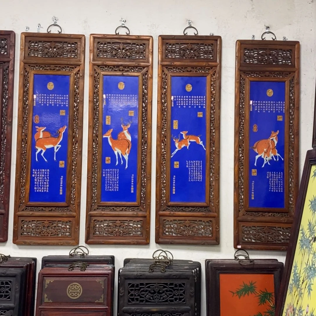 瓷1.2*36*4景德镇瓷板画柴窑烧制