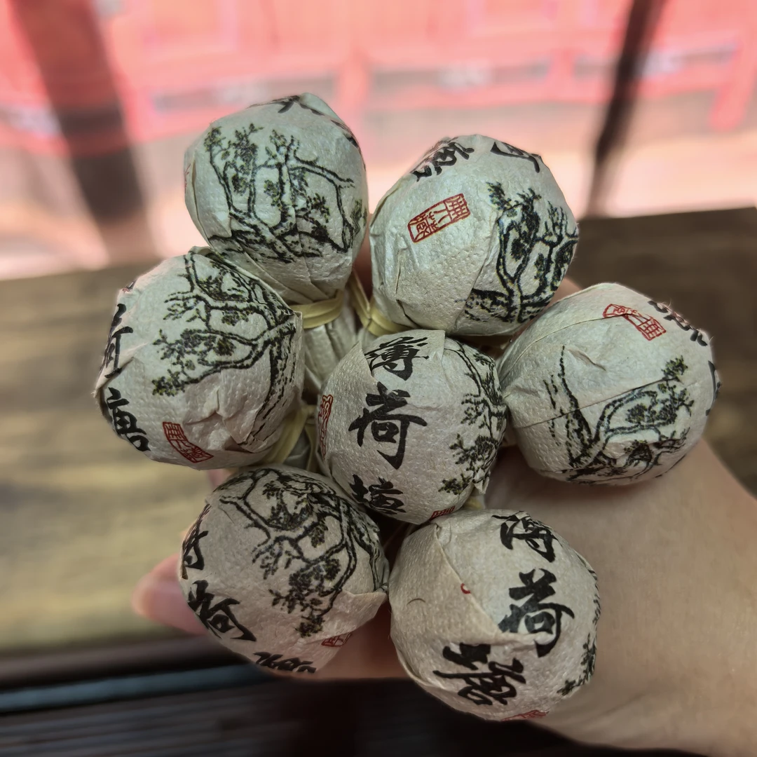 拍一发十2023年薄荷塘龙珠8克一粒一类古树茶周家茶地