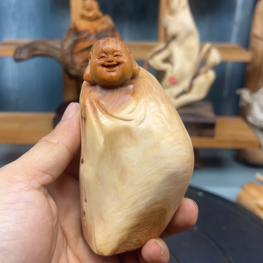 木卡**多崖柏木摆件手把件