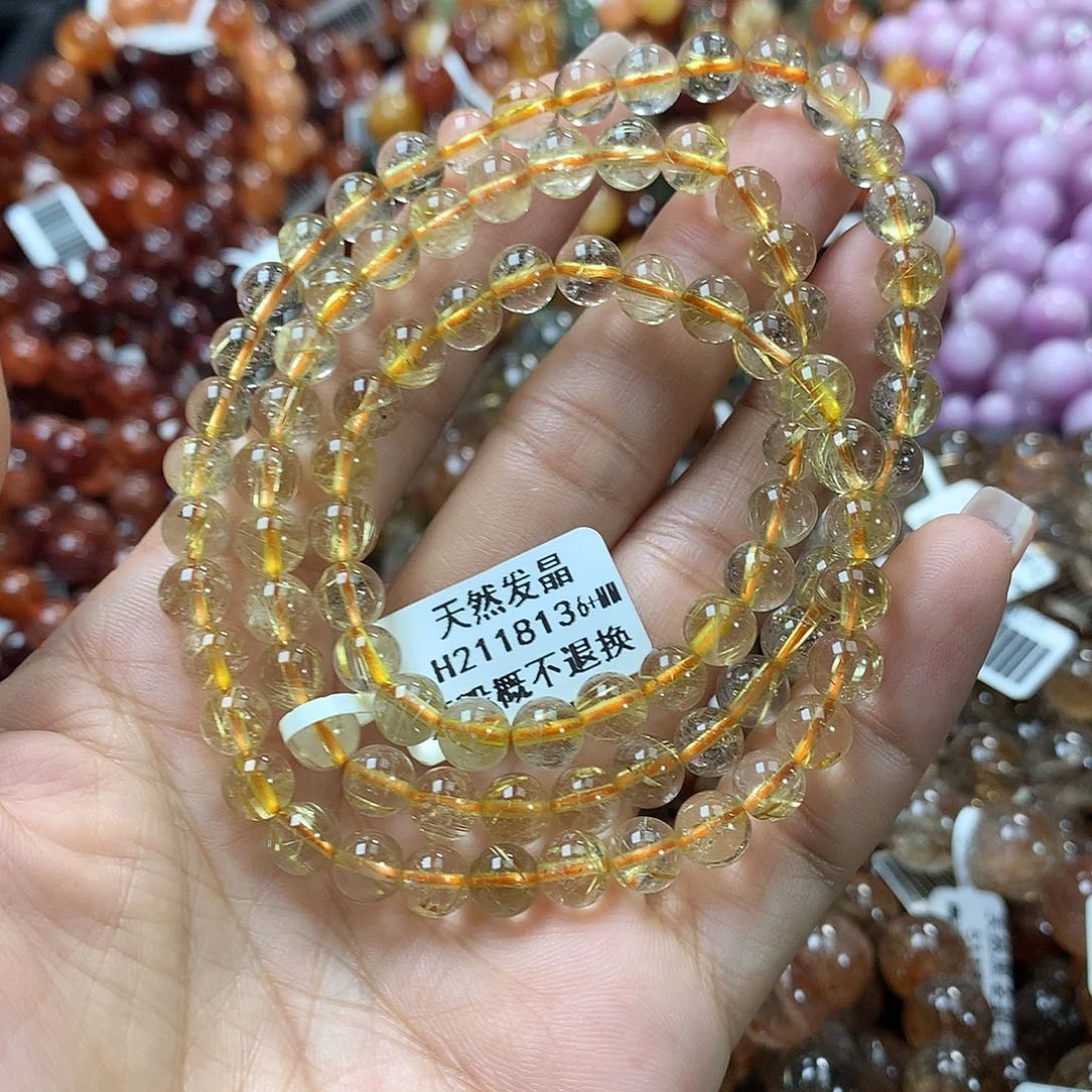 水晶手链未镶嵌，