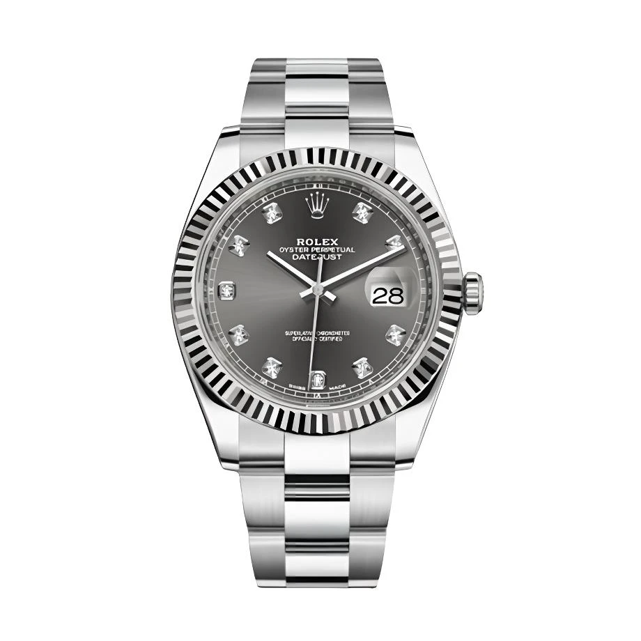 99新 Rolex/劳力士 日志116334/41mm/灰盘钻刻/自动机械/15年全套