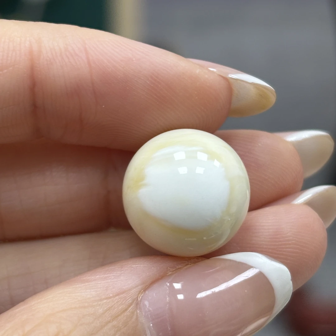 14.2mm 小妖珠宝天然原矿琥珀蜜蜡