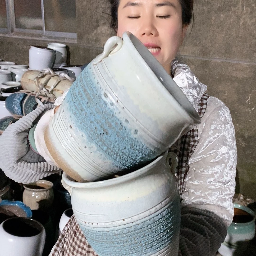 紫砂花盆正品口18高21